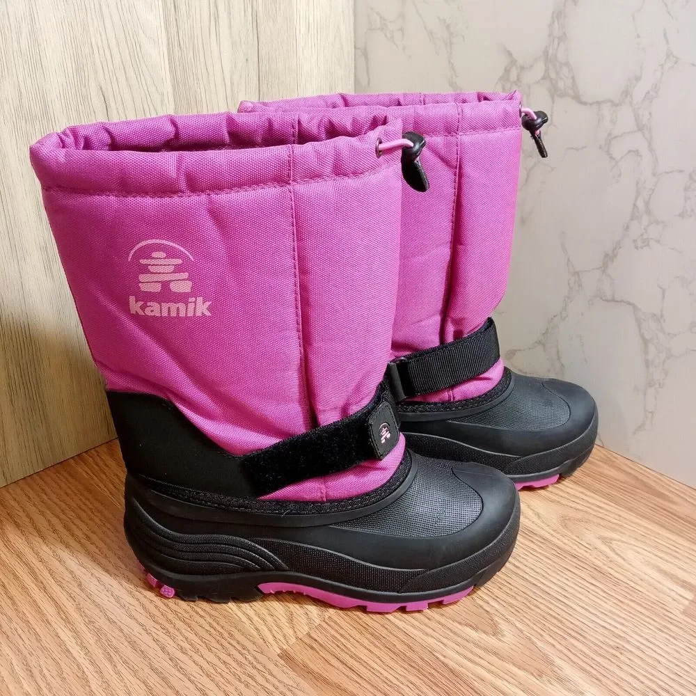 Kamik Kids' Snow Boot Sz 5 Big Kids‎ EU 37 Pink Womens Sz 6.5